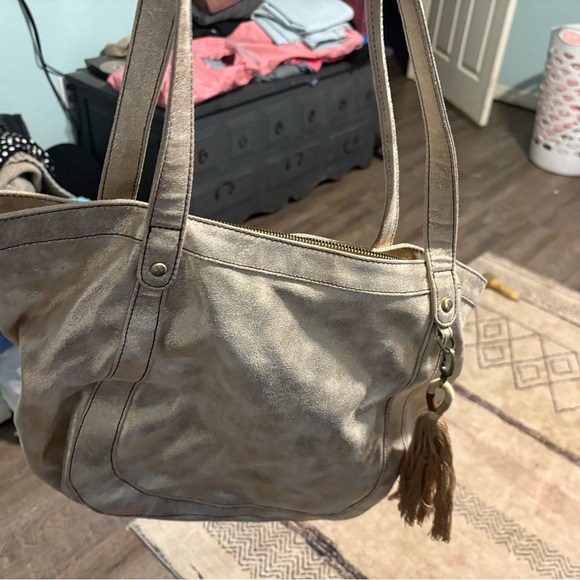 Gold Hobo International bag - Picture 7 of 8